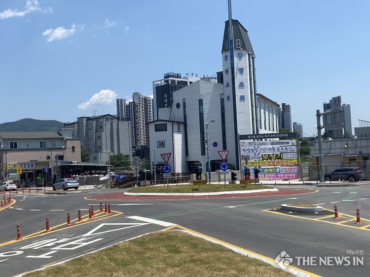 회전교차로 현장사진
