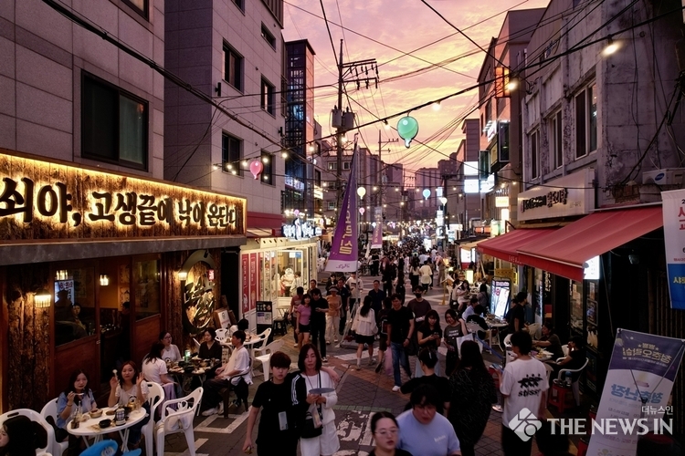 샤로수길 로컬이벤트 _청춘오락실_ 전경