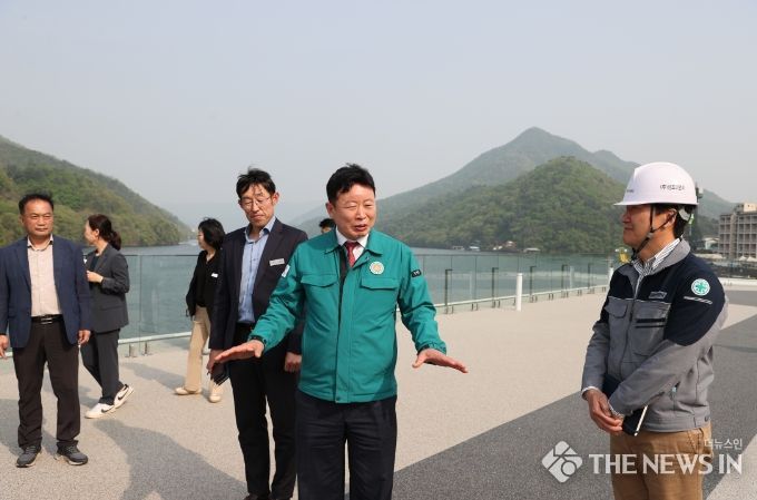 군정 주요 사업장 밀착 체크하는 서태원 가평군수