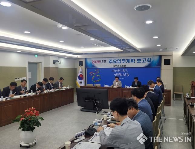 안동시, 2025년도 주요업무계획 보고회 개최