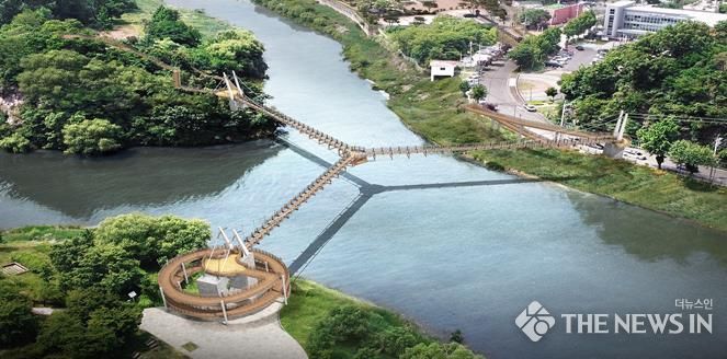 출렁다리 사진(주간)